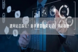 建网站总踩坑？新手避雷指南来了！网站制做